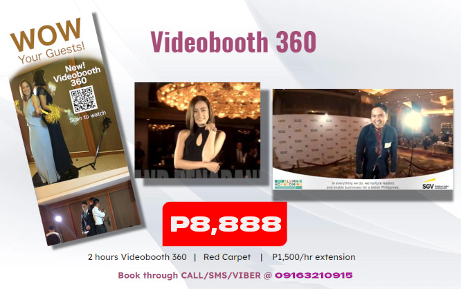 360 videobooth rental manila