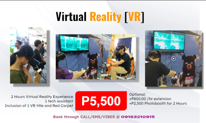 virtual reality game rental philippines